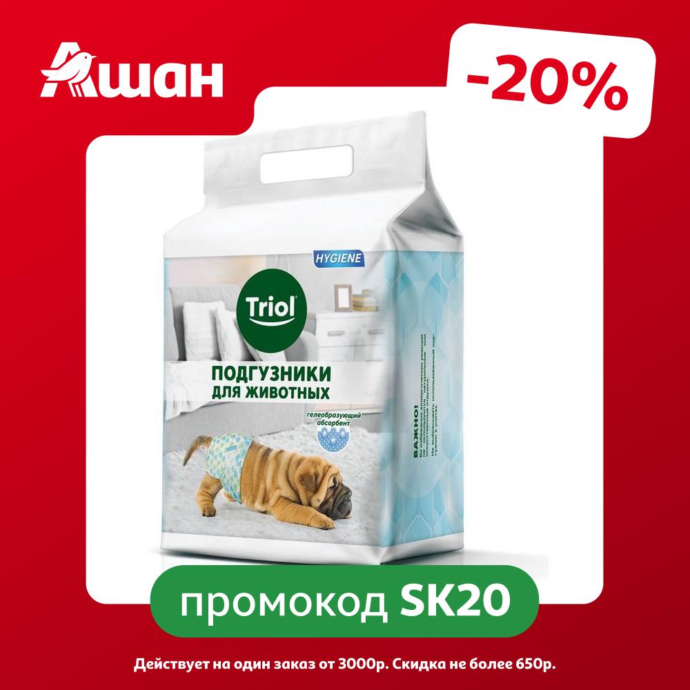 Подгузники для собак Triol M (7-15 кг), 12 шт