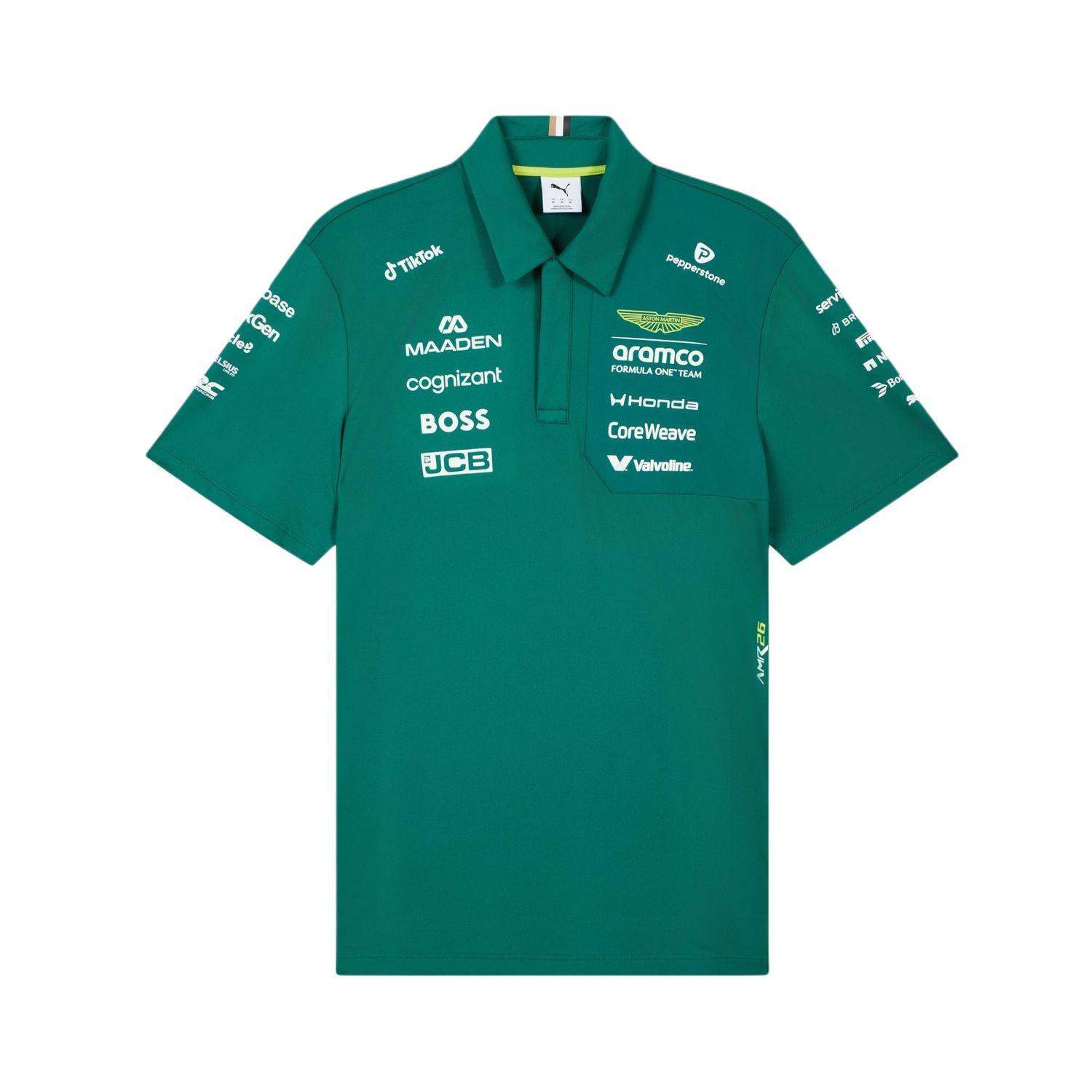 Унисекс Поло PUMA x ASTON MARTIN ARAMCO 713888-01 S blue