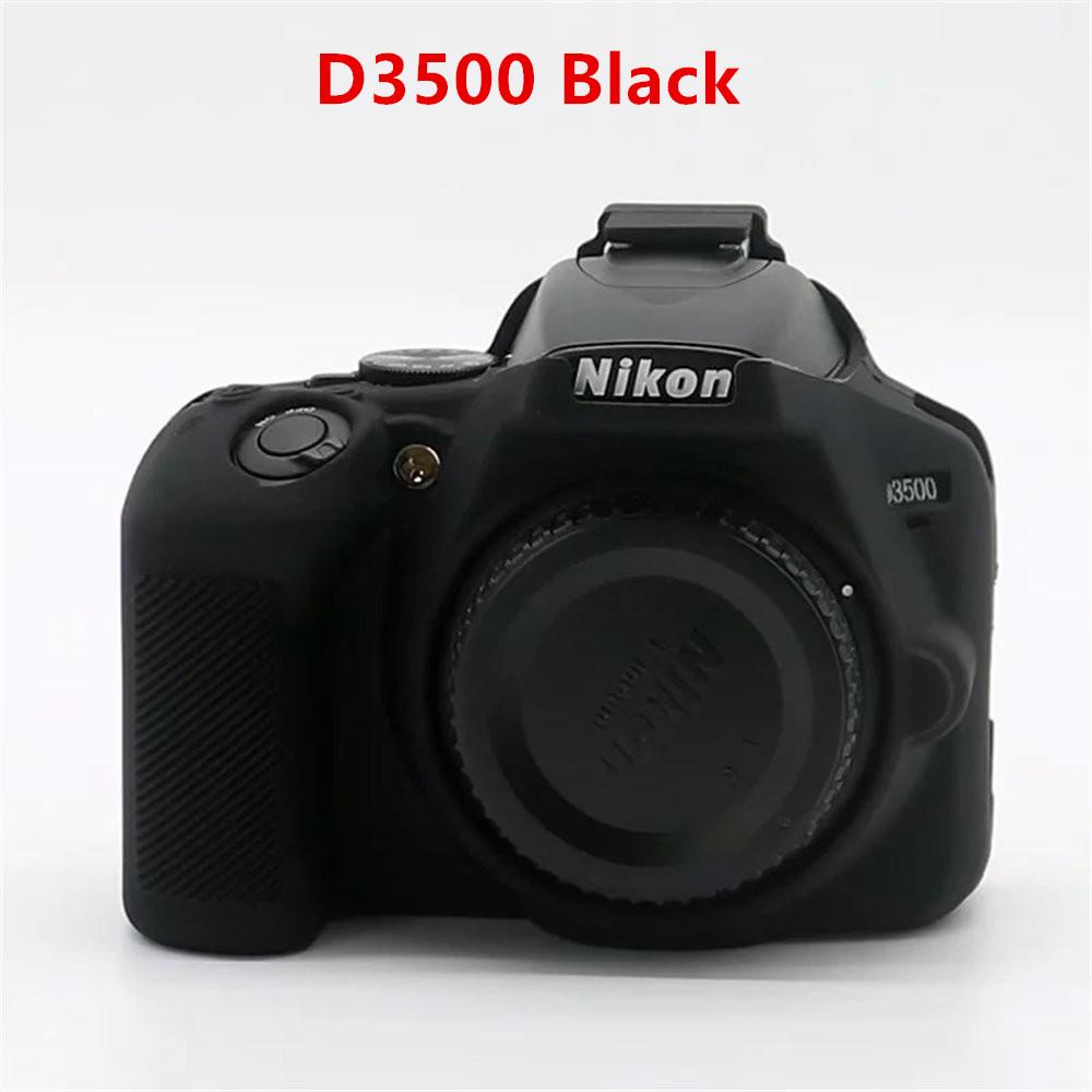 Мягкий силиконовый защитный чехол для фотоаппарата для Nikon D750 D780 D810 D850 D3200 D3300 D3400 D3500 D5100 D5200 DSLR, чехол для зеркальной фотокамеры black Bloom Habitat