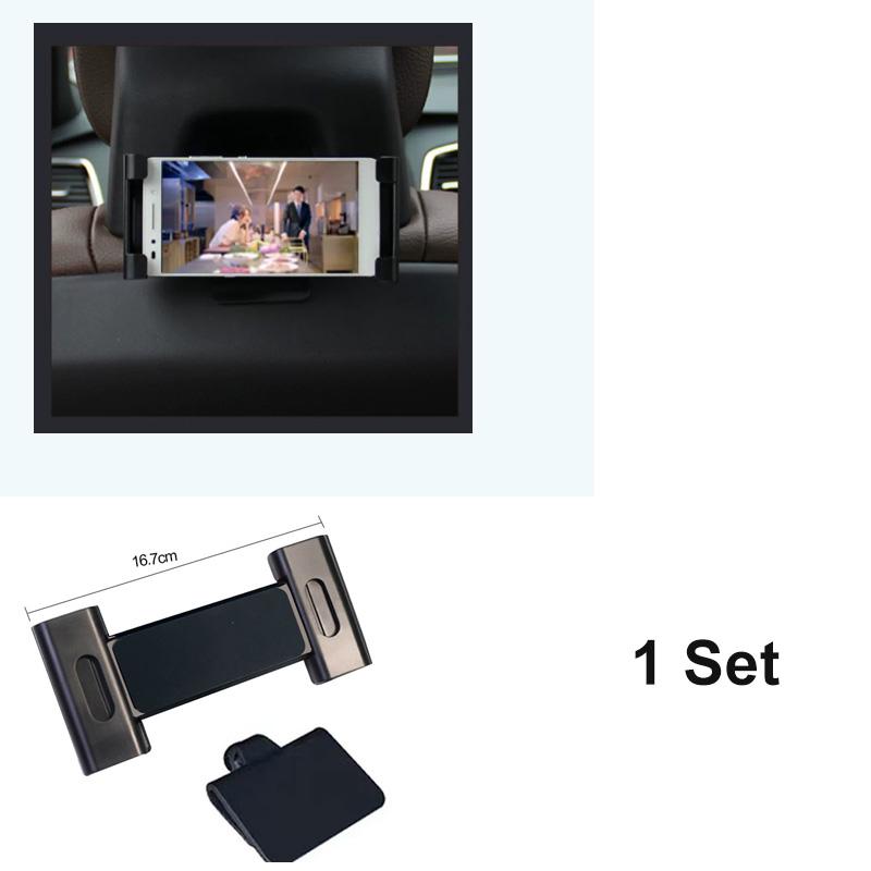 для Volvo задний подголовник сиденья мобильные крепления для автомобиля зажим для планшетного устройства XC60 XC90 S90 S60 v60 V90 XC40 C40 EX90 автомобильные аксессуары Without hook black yfahlga