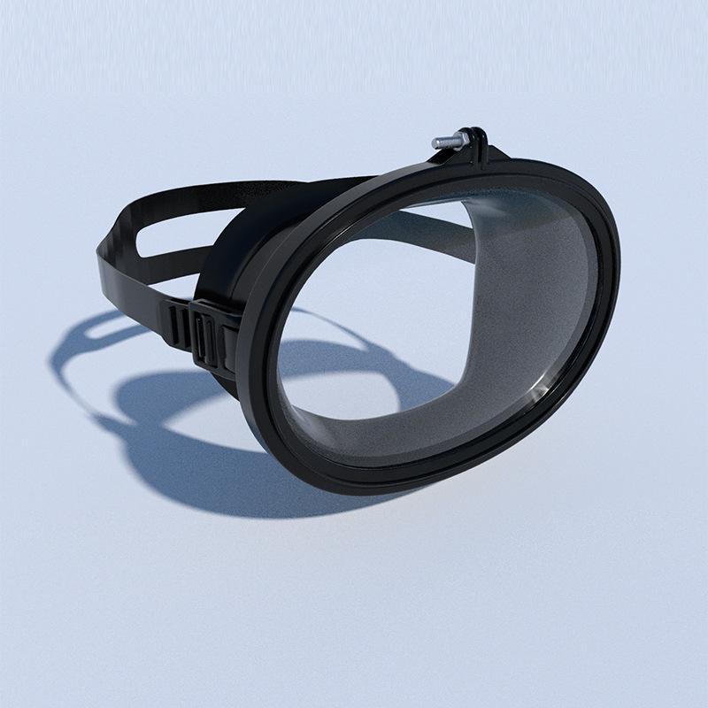Маска для дайвинга высокой четкости, маска рыбака из закаленного стекла Ordinary high definition glass material black Binchi Keji Travel