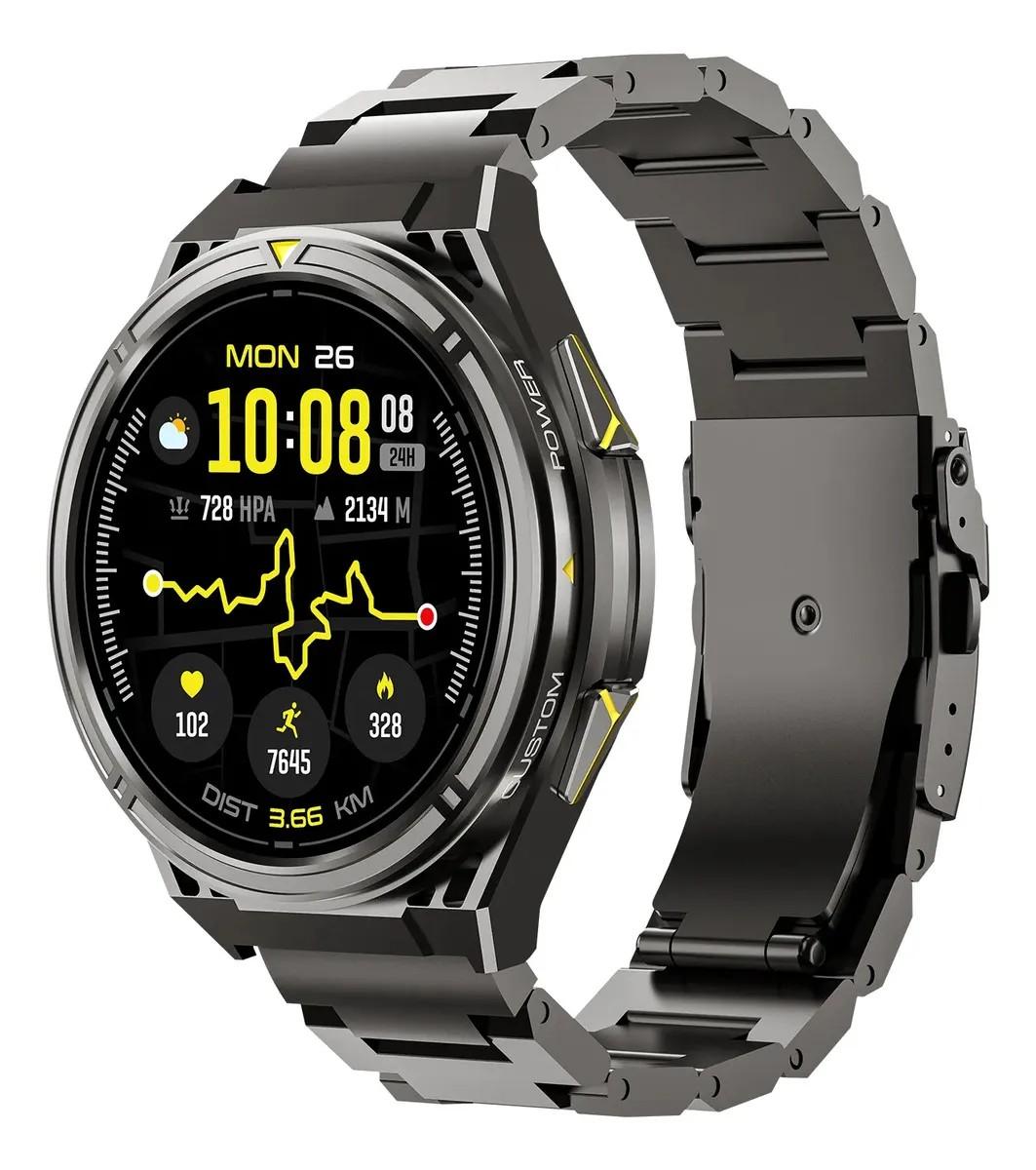 Смарт-часы Cubot GT5, 1,43-дюймовый AMOLED-дисплей, GPS, Офлайн-карты, Bluetooth-звонки, 5 АТМ, Офлайн-музыка, Умные часы для мужчин и женщин Standard чёрный