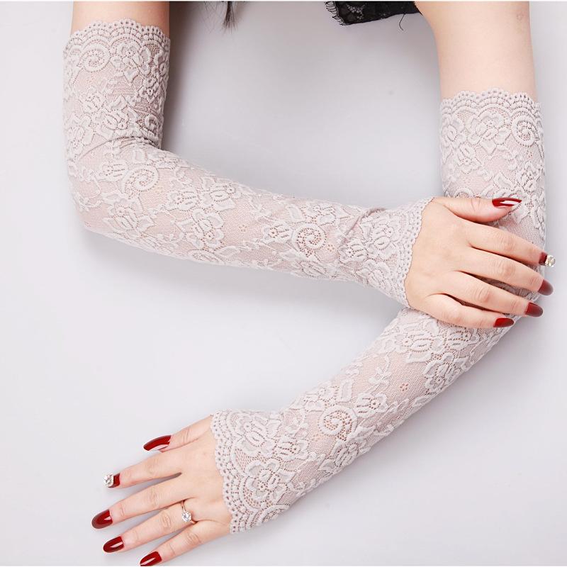 Рукава из летнего шелка Ice Silk, женские перчатки с солнцезащитным кремом, защита от ультрафиолета, водители танцев, длинные защитные рукава для рук white YTO phone case