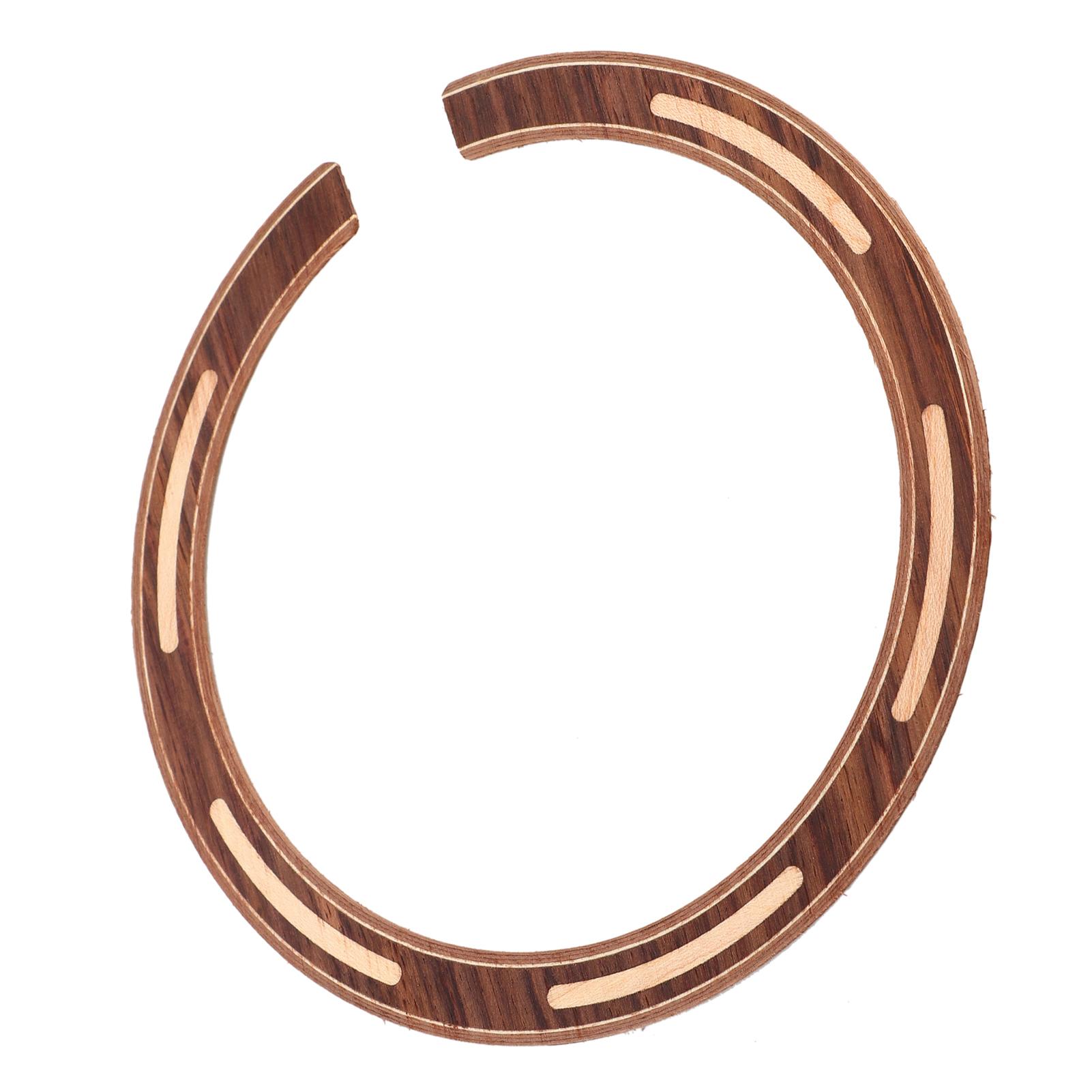 Guitar Soundhole Decal SelfAdhesive Ring Sticker Decoration Accessories Maple Rosewood GXB26 brown CosyHome