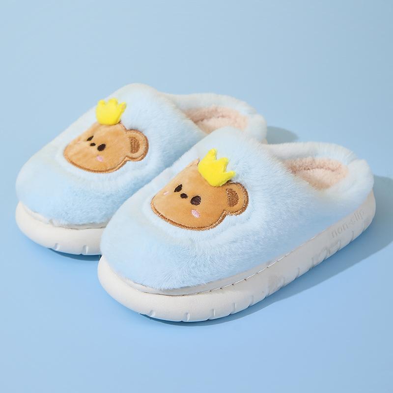 Детские хлопковые тапочки пушистые тапочки 28-29 (suitable for 27-28) beige Nexstep