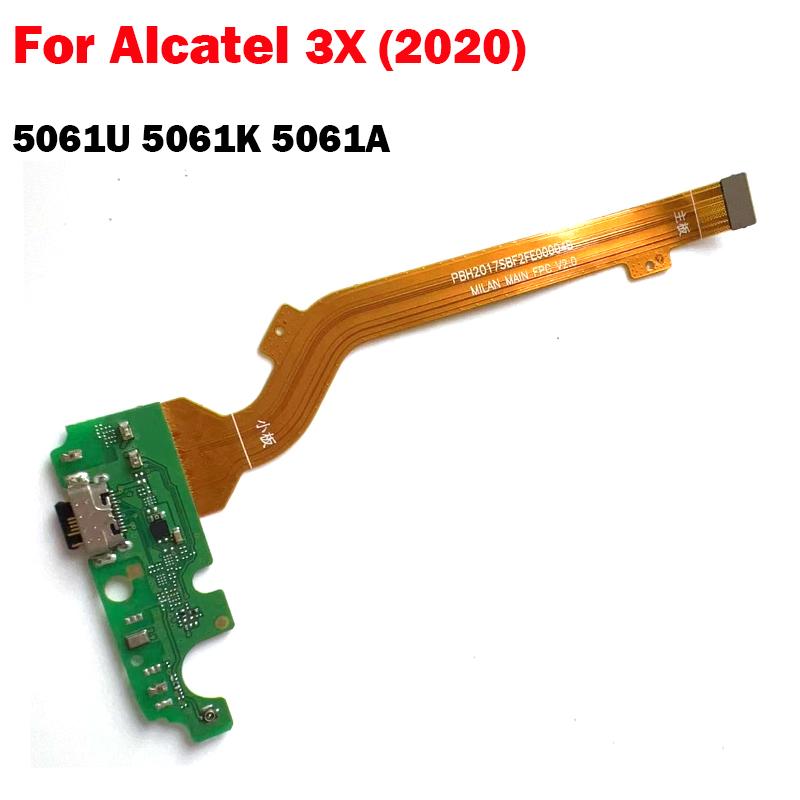 For Alcatel 3X 2020 5061U 5061K 5061A USB Charging Port Dock Connector Board Flex Cable 5061 brown Specialist provider of mobile phone accessories