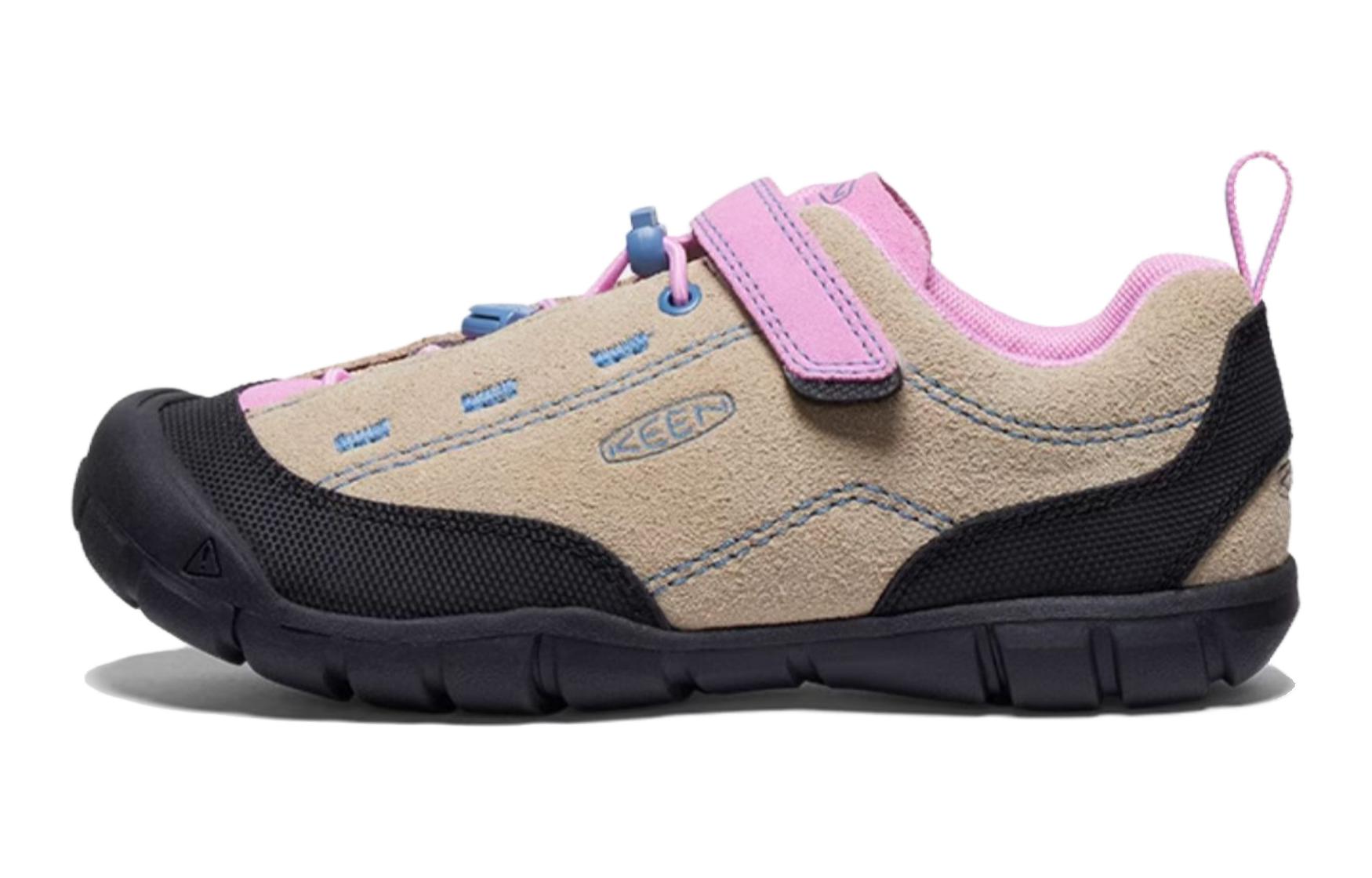 Keen JASPER 2 Амортизирующие износостойкие дышащие низкие детские уличные ботинки Желто-розовые Детские 1028555 24 gray