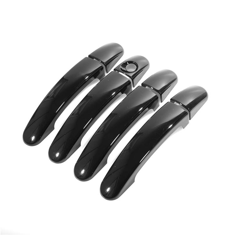 for Ford Focus 2 MK2 II for Focus 3 MK3 2012-2018 black piano shine Car Door Handle Bowl Cover Car Accessories Sticker 1 gray KarenB02