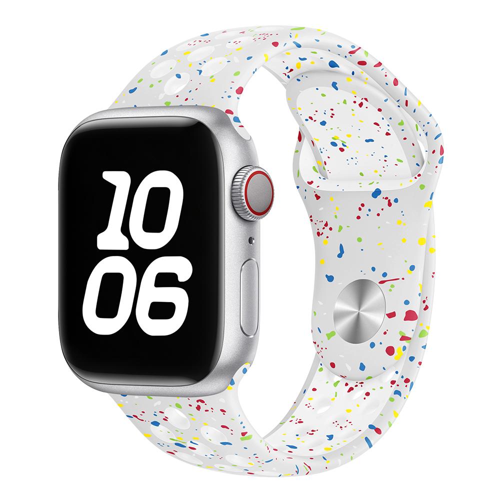 Силиконовый ремешок для Apple watch band 44 мм 40 мм 42 мм 46 мм 38 мм 49 мм correa для браслета iwatch ultra 2 series 6 se 7 8 9 10 45 мм 41 мм 49/45/44/42/46（S10） белый Agood