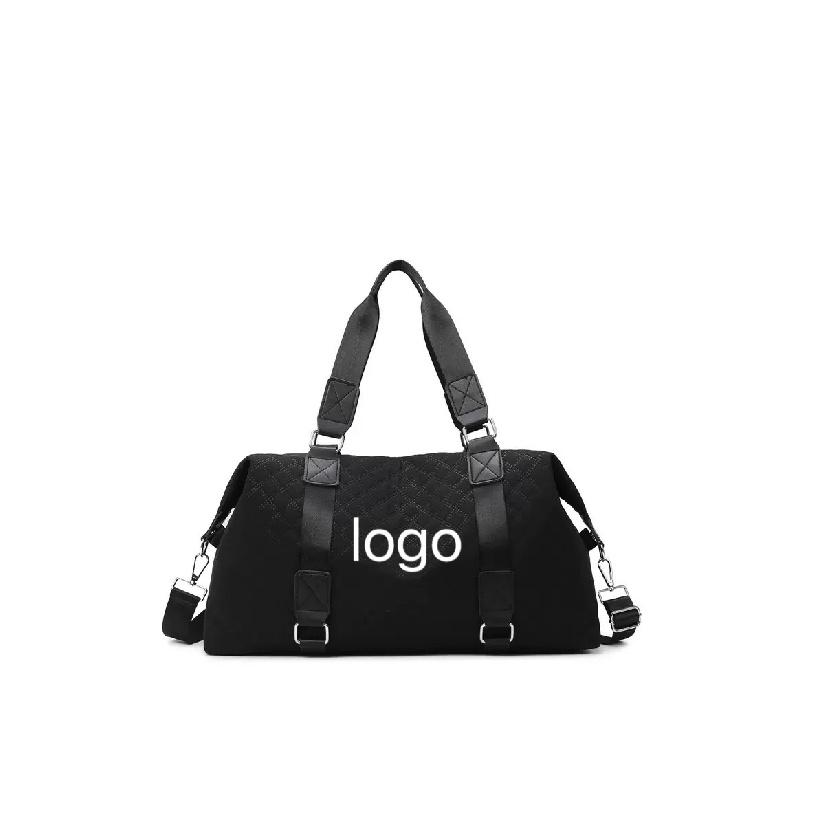 Travel bag, large-capacity dry and wet separation bag, swimming, fitness, yoga sports bag, shoulder and crossbody bag чёрный QIANG bag