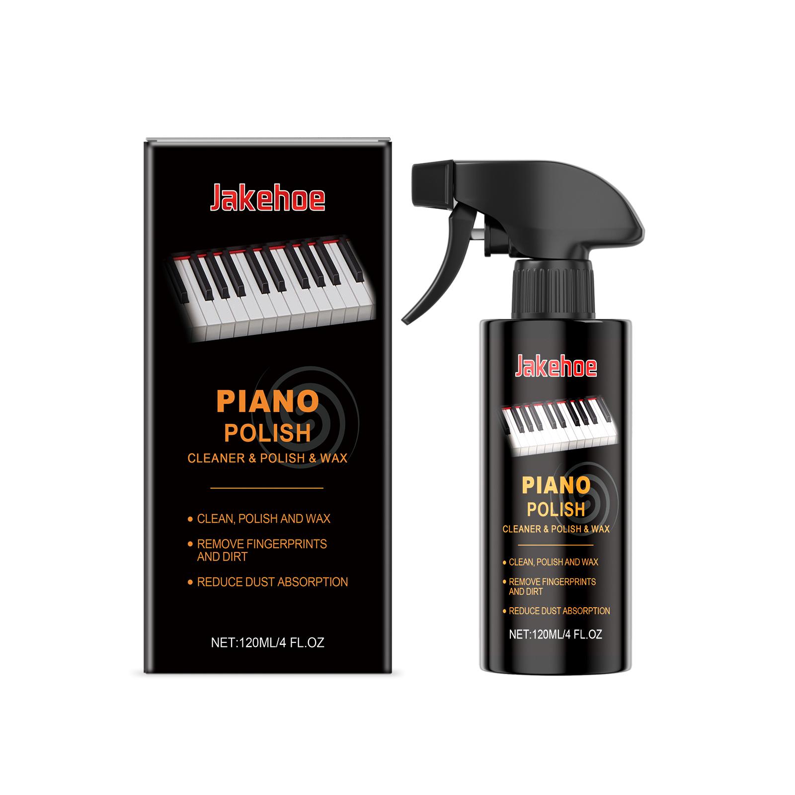 Piano Polish Piano cleaning, stain removal, scratch care, daily polishing, renovation, maintenance, and cleaning agent gray Jakehoe