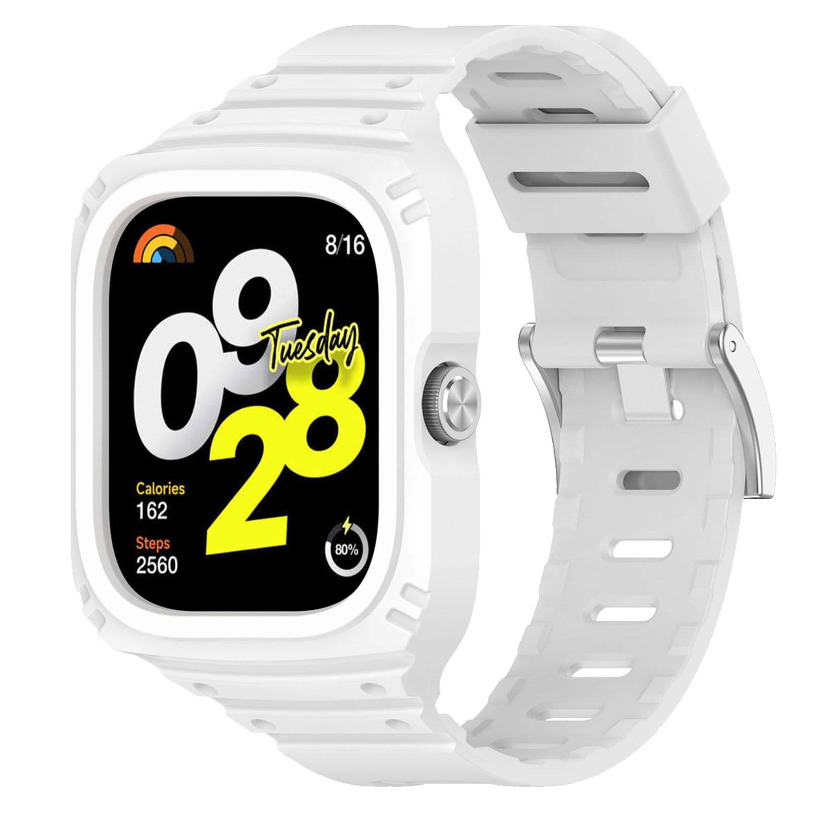 Отрегулируйте ремешок для часов Watch 4 Smartwatches Модные ремешки для часов Водонепроницаемый ремешок для замены 5 white Cyprinoid