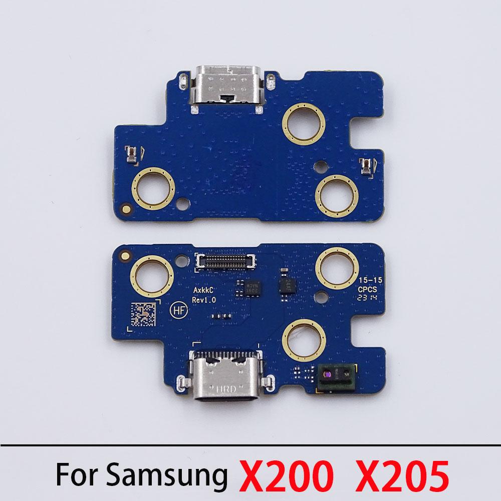 For Samsung Galaxy Tab A8 10.5 2021 X200 X205 SM-X200 USB Charge Port Jack Dock Connector Charging Board Flex Cable X200 X205 gray Specialist provider of mobile phone accessories