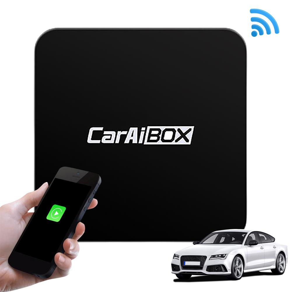 Беспроводной адаптер CarPlay Android Auto Wireless, проводной и беспроводной, коробка 2 в 1, совместимый с Bluetooth, WiFi, 4-ядерный процессор, автоматическое подключение CHINA black Simplistic Living Home