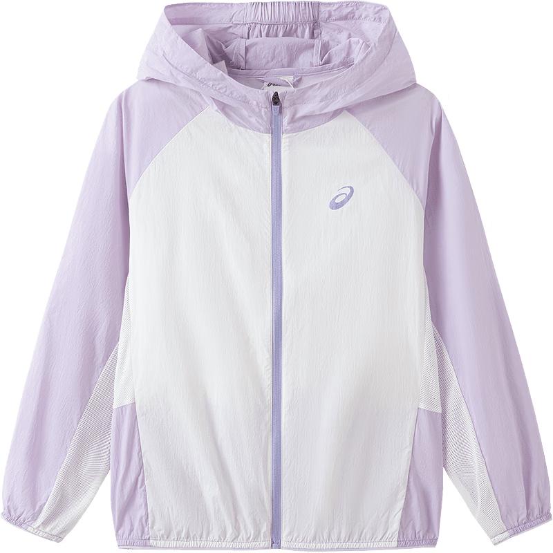 Легкая детская куртка ASICS с защитой от солнца UPF50+ 170 светло-фиолетовый