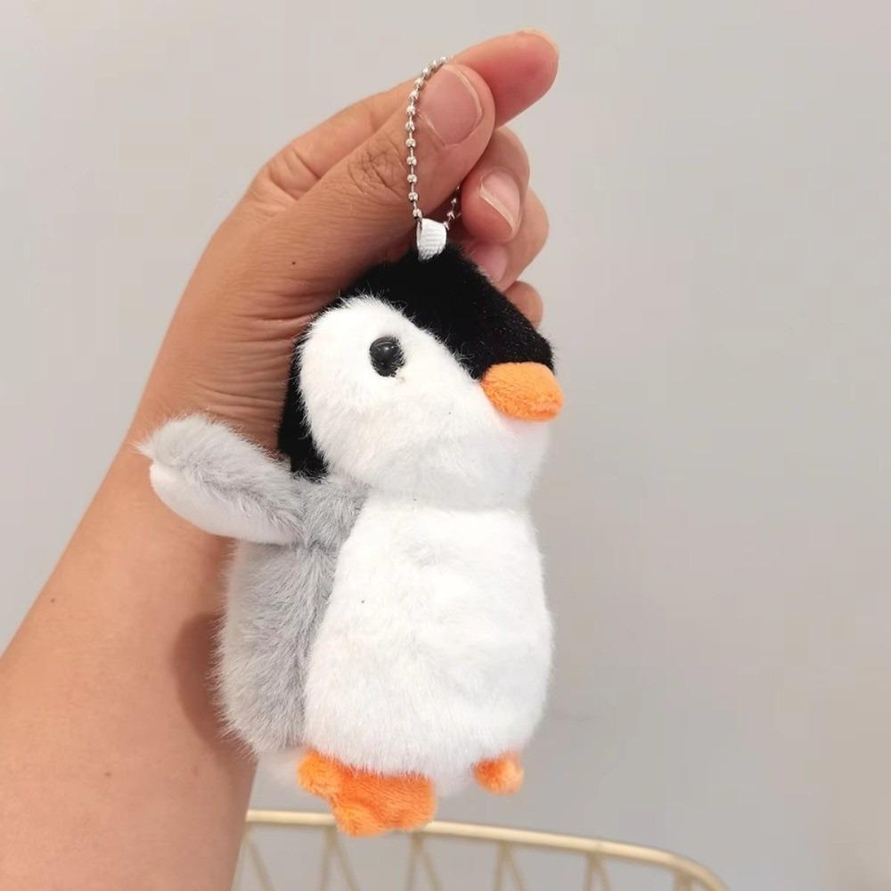 Мультяшные Мягкие Плюшевые Брелки Kawaii Пингвин Кукла Брелоки для Ключей Автомобиля Подвески для Сумок Аксессуары Подарок для Девочек white xh-market