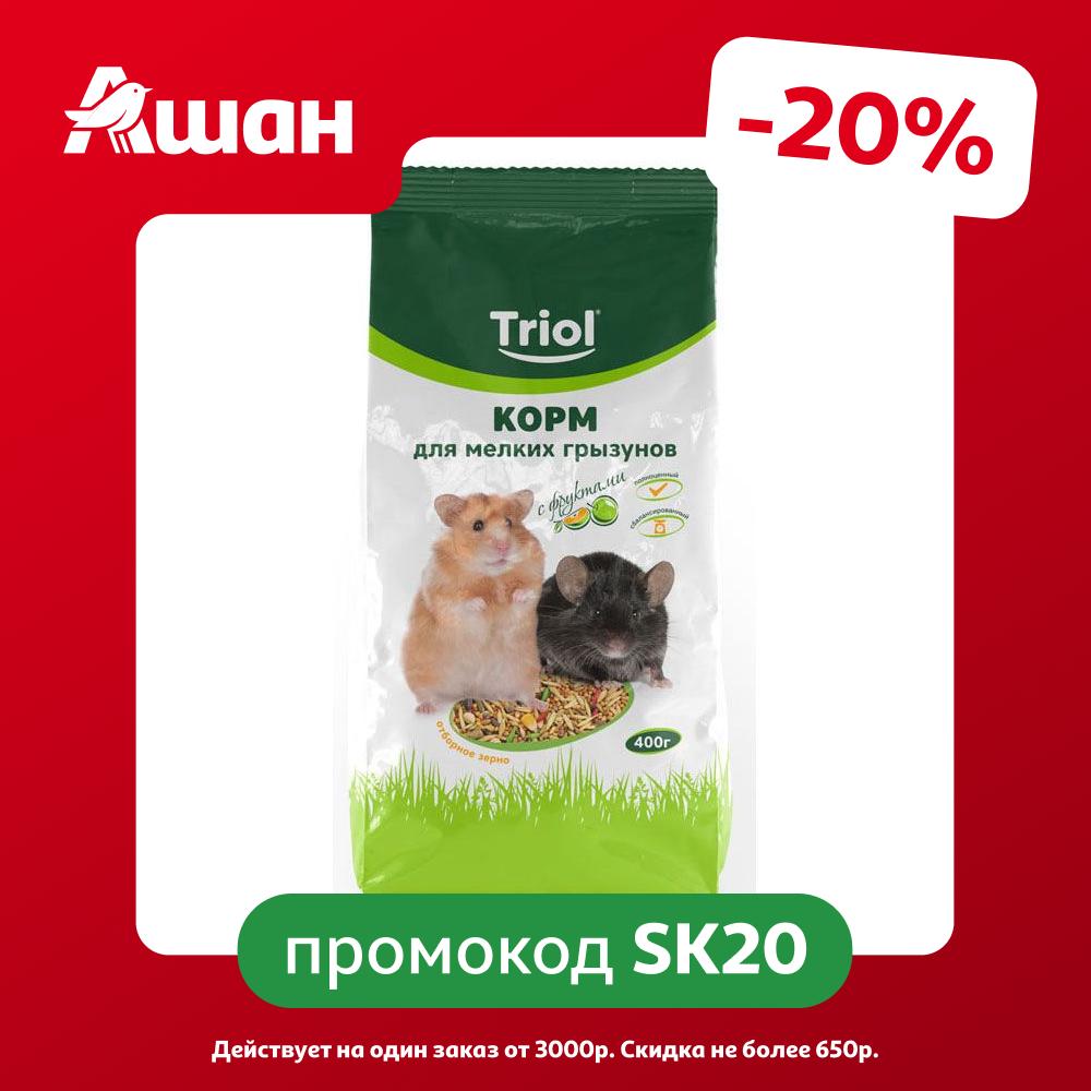Корм для мелких грызунов Triol с фруктами, 400 г