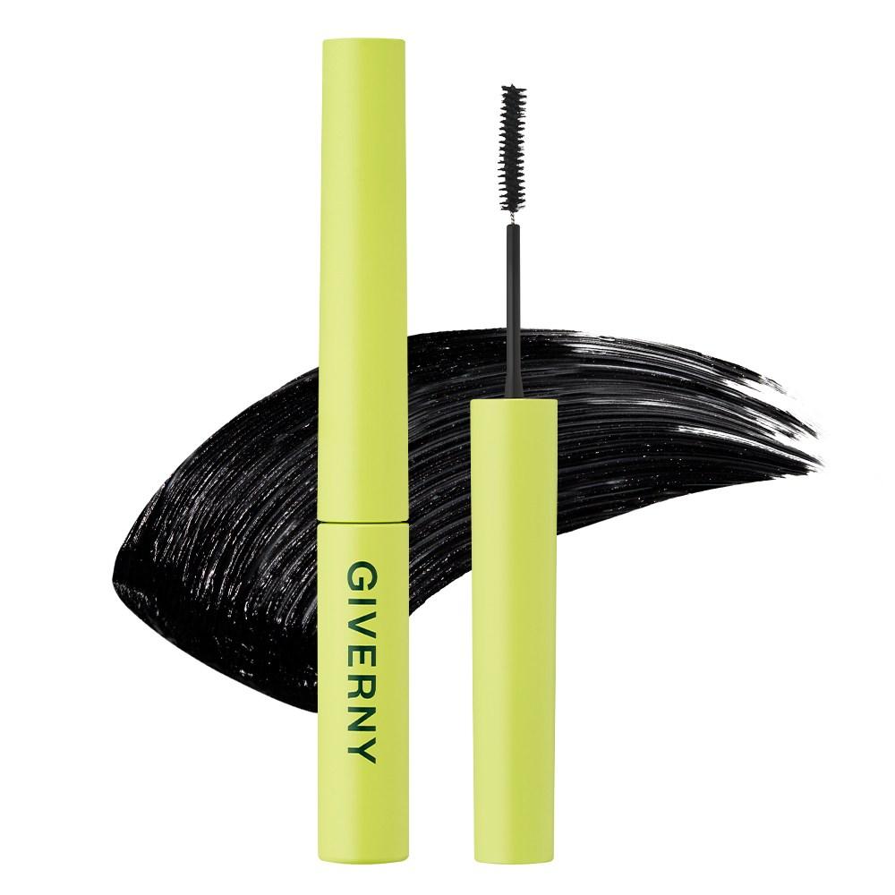 Тушь для ресниц Giverny Adhesion Sensitive Long Lash, 3 г, 01 Черная, 1 шт. yellow