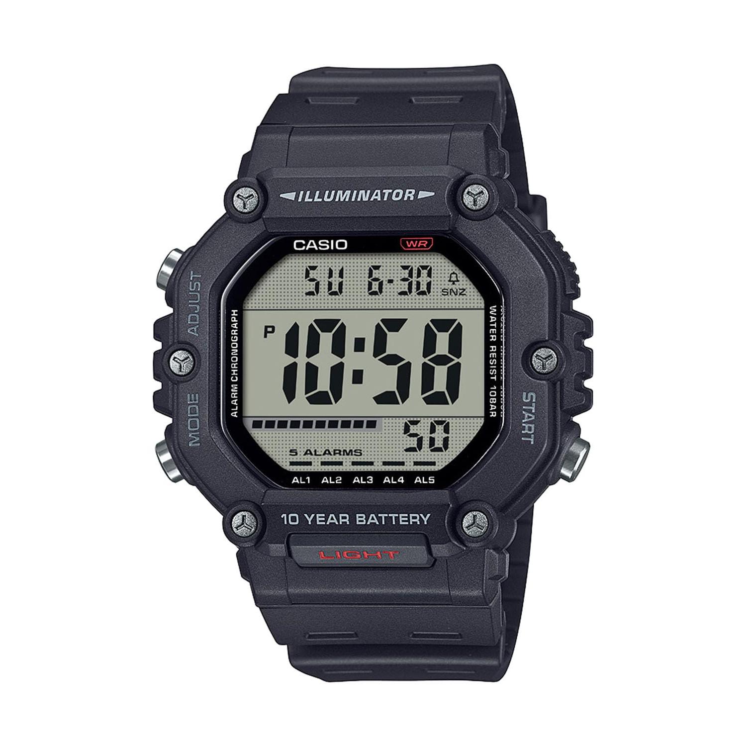 [Casio] Мужские наручные часы - Casio Collection AE-1600H-1AJF Черные, Официальная модель из Японии gray