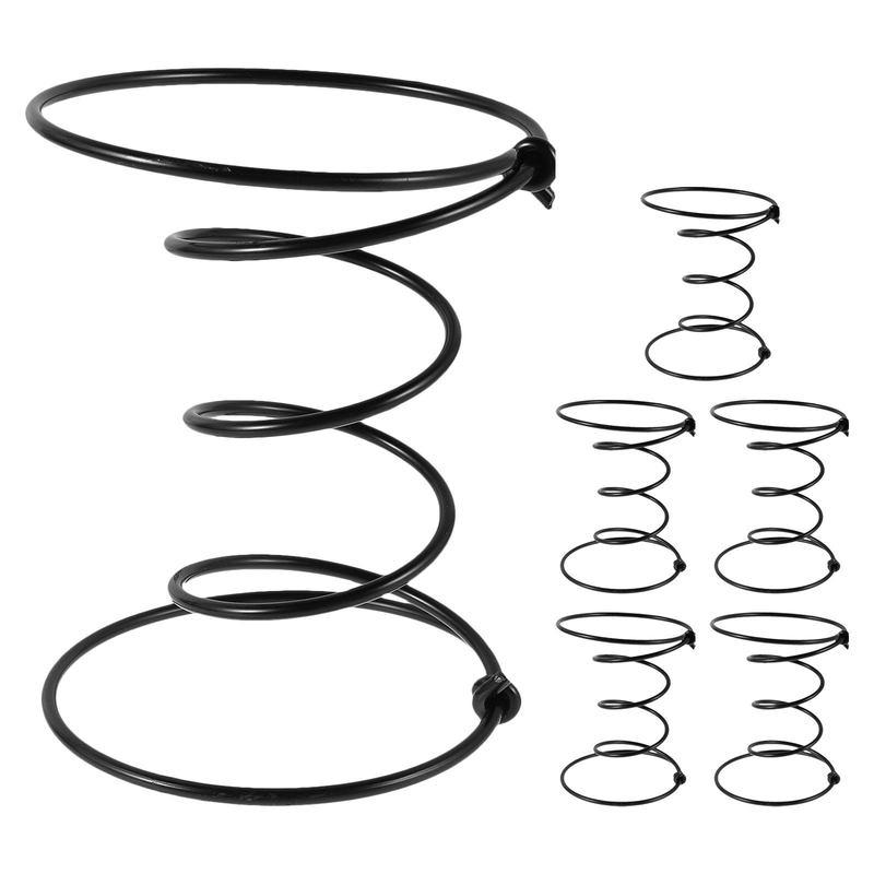 6 Pcs high-strength Steel Double Cone Coil Springs Furniture Springs Replacement Car Seat Chair Bed Mattress Repair Springs 3.53 mm black EuniceMarc03