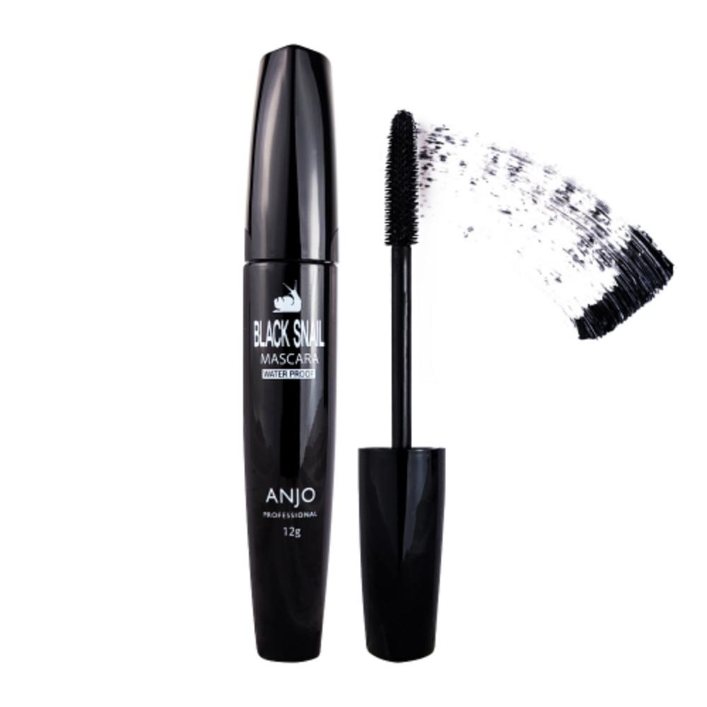 Водостойкая тушь для ресниц Anjou Black Snail, 1 шт. black BeautyGlam
