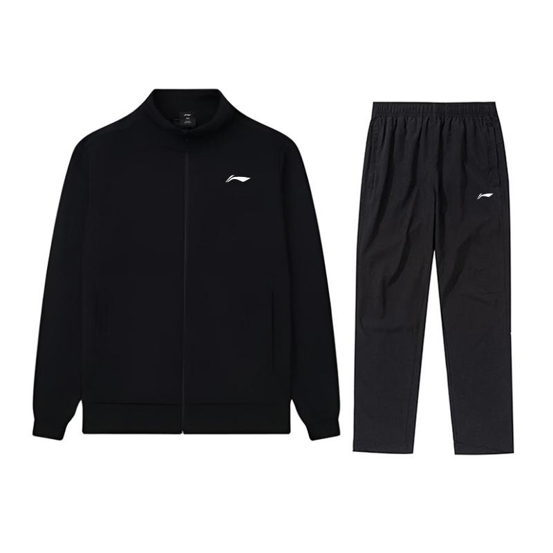 Кардиган для пар Li Ning Повседневный спортивный костюм Мужской костюм AWEU023-1 M black Li-Ning