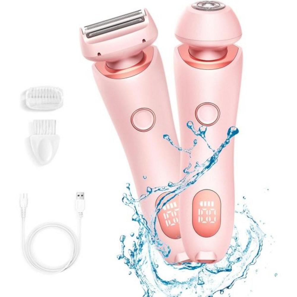 Женская электробритва для бикини Furbig Hair IPX7, водонепроницаемая, для влажного и сухого использования, персональная бритва для подошв ног white BeautyGlam
