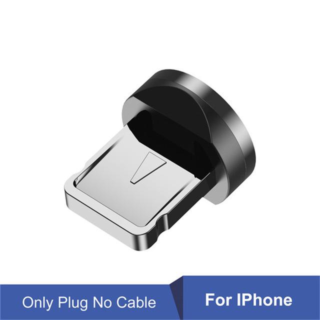 Вращающийся на 540 градусов магнитный кабель Micro USB Type C телефонный кабель для iPhone 12 11 Pro Samsung Xiaomi USB проводной кабель 0.5m blue YTO phone case