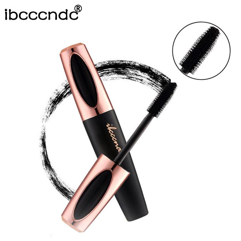 Ibcccndc Mascara Plump 4D Водонепроницаемая толстая подкручивающаяся тонкая тушь для ресниц black