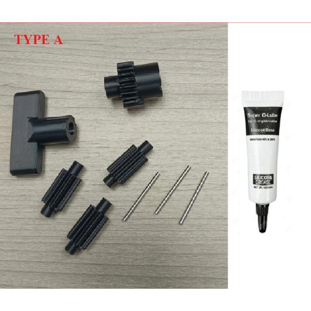 2 Sets Gear Kit with Thermal Paste For Tchibo For Beko For Grundig For SMEG For Severin Coffee Machines 2 Sets white KrystalRita03