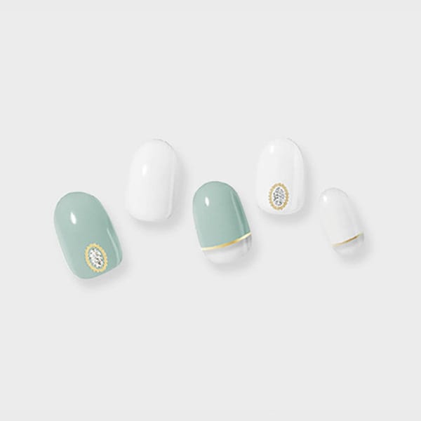 Kiss New York Gelub My Me Гель-лак для ногтей 24 штуки (Античный момент) white Daiso