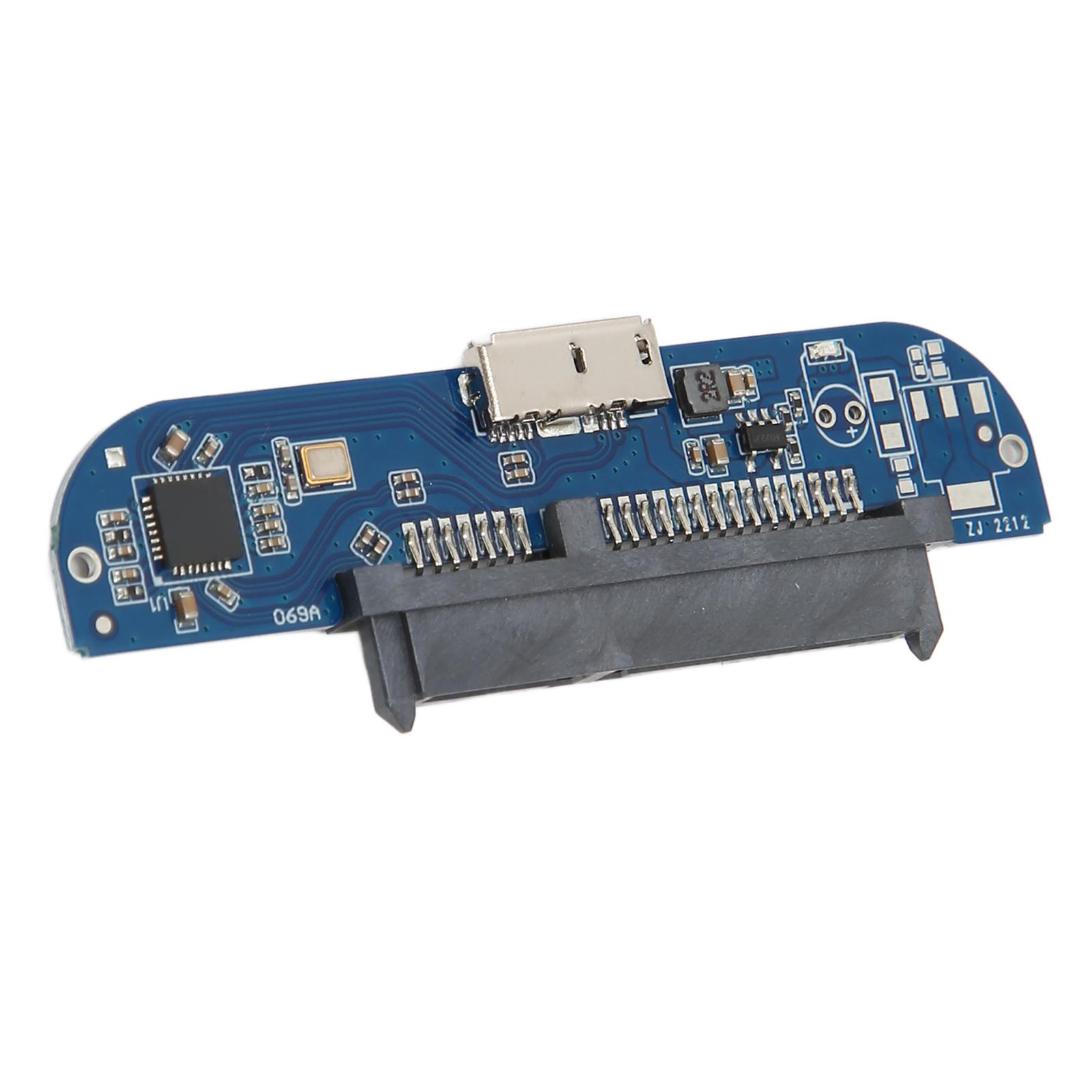 Адаптер USB3.0 к SATA 2.5in HDD SSD 5 Гбит/с Plug and Play Кабель SATA к USB со светодиодным индикатором состояния gray DIYelecs