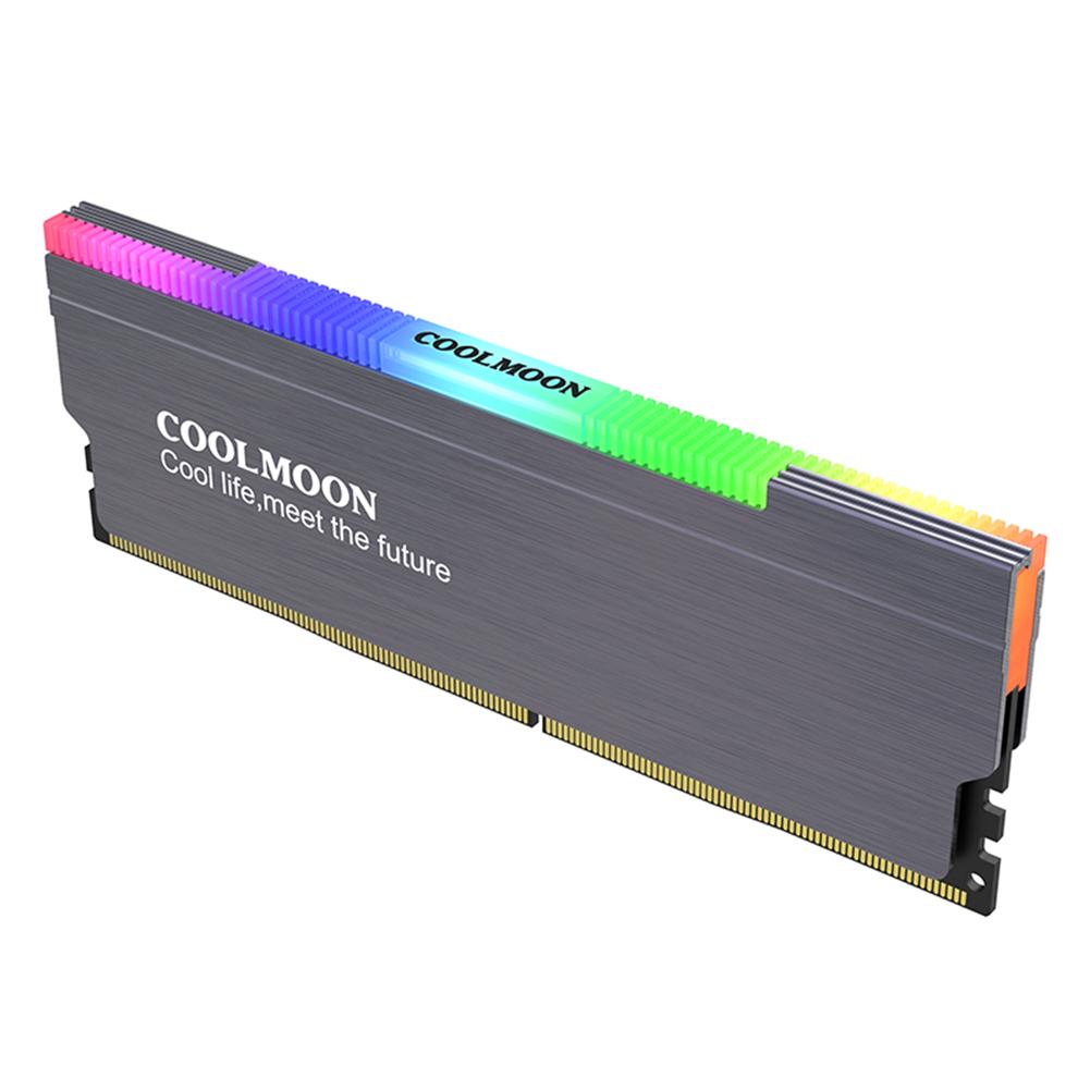 Jonsbo NC-1 RAM Heatsink Cooler RGB 256 Color PC Memory Cooling Vest Heatsink Radiator For DDR DDR3 DDR4 Desktop PC Ram Memory blue Luminaire Lighting Mall