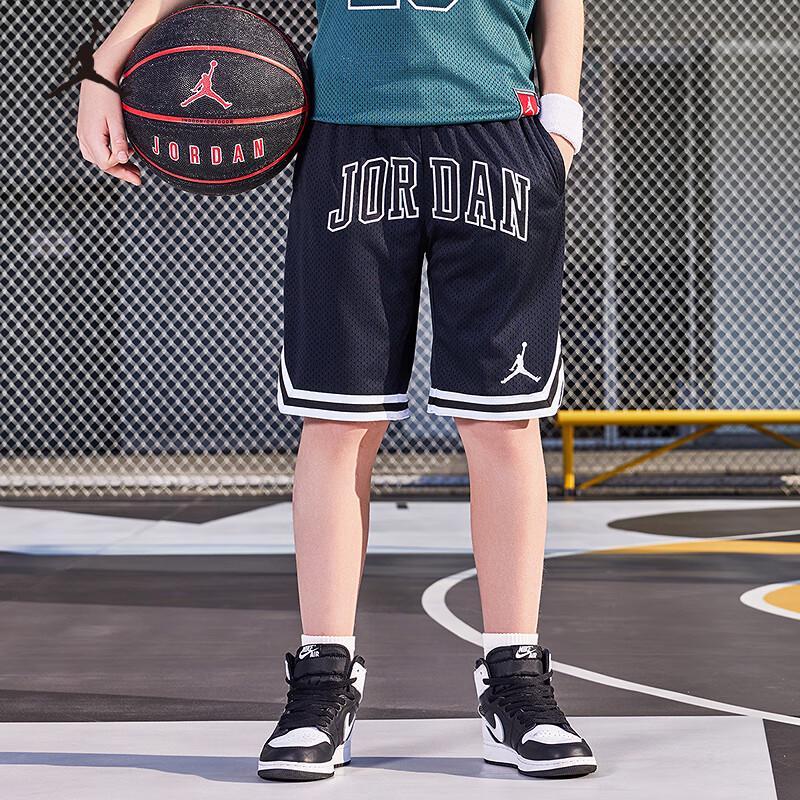 Летние баскетбольные шорты Jordan Nike для мальчиков M black