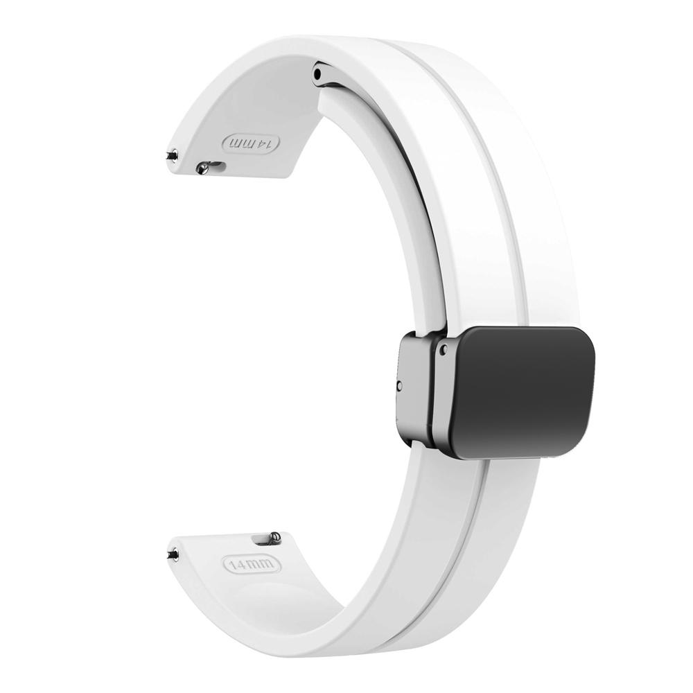 Магнитный силиконовый ремешок для часов Garmin Lily 2 Аксессуары Умные часы Запасные ремешки для Garmin Lily 2 Active Classic For Garmin Lily 2 white MY-CASE