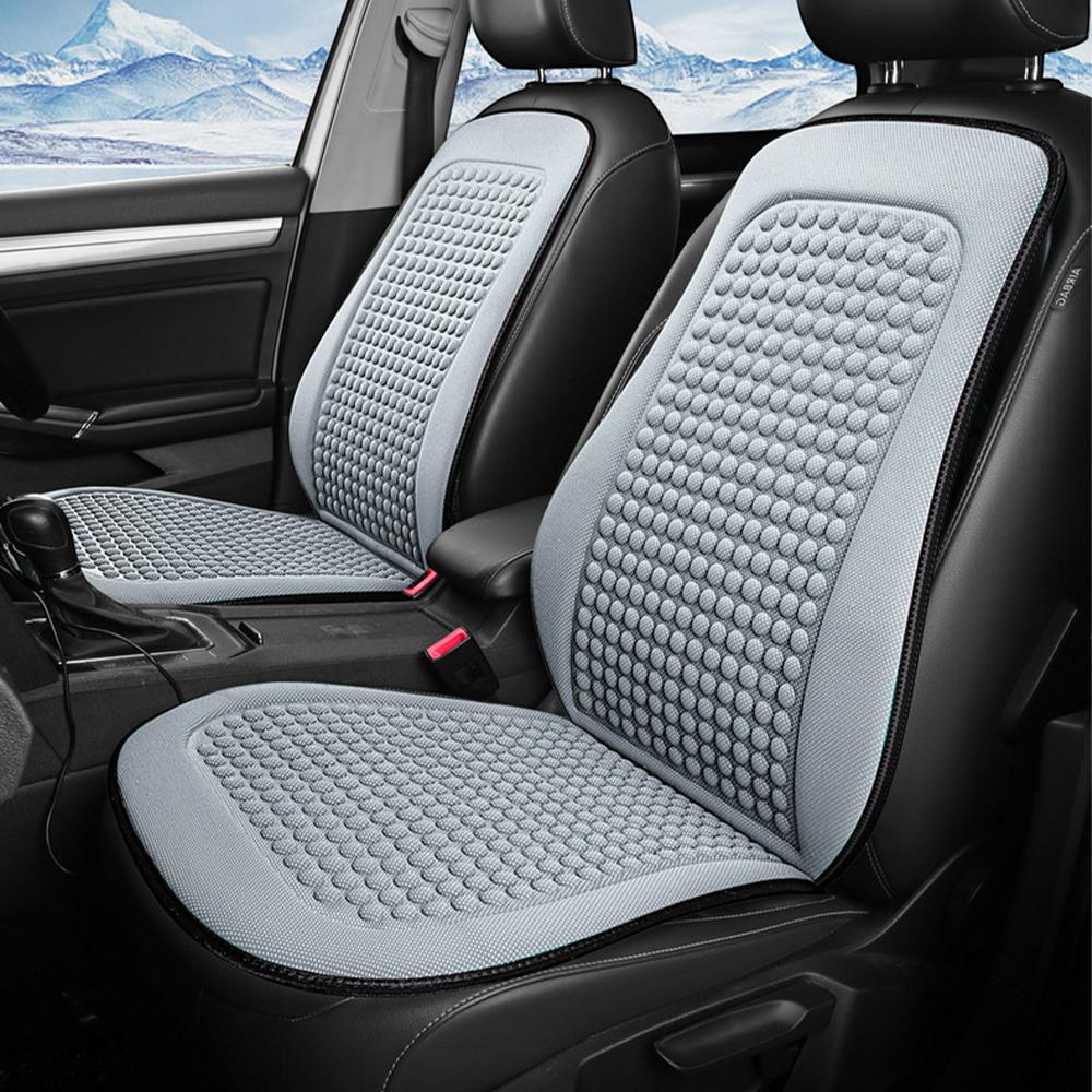 Summer Cooling Seat Cushion Breathable Car Seat Covers Bump Massage Automobiles Seat Cover Universal Seat Protector Pad 2026 New серый Good Product 2
