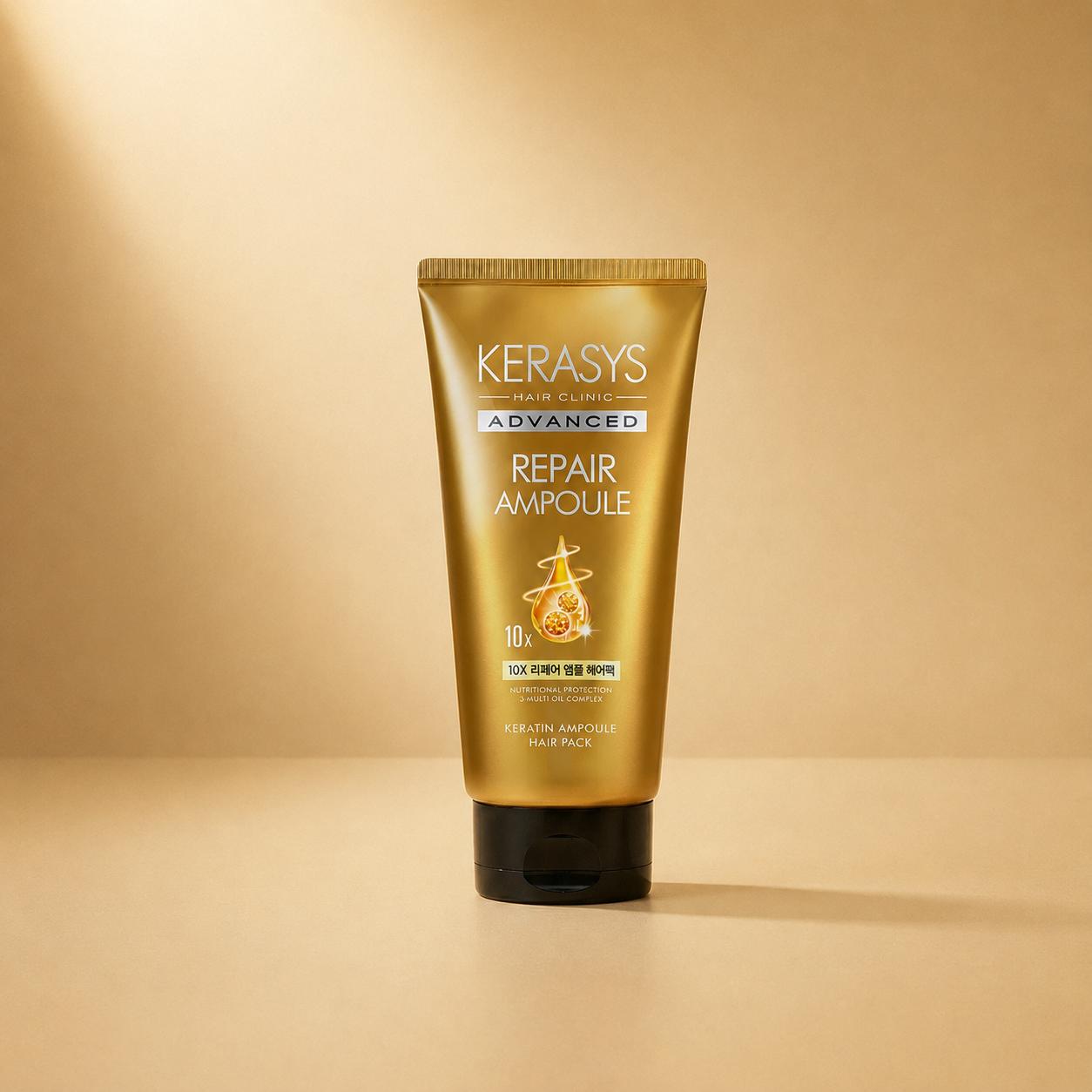 Kerasys Advanced Repair Маска для волос 150 мл – Интенсивное восстановление поврежденных волос и глубокое питание beige