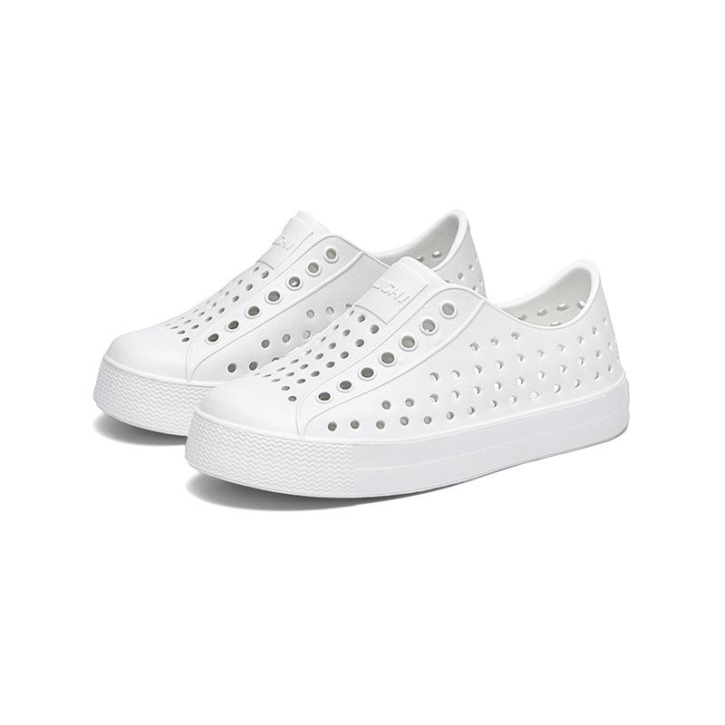 Children s Cave Shoes Summer Casual Children s Shoes Cartoon Sandals Hollow Out Beach Shoes for Boys and Girls 25 white Manufactory Shoes