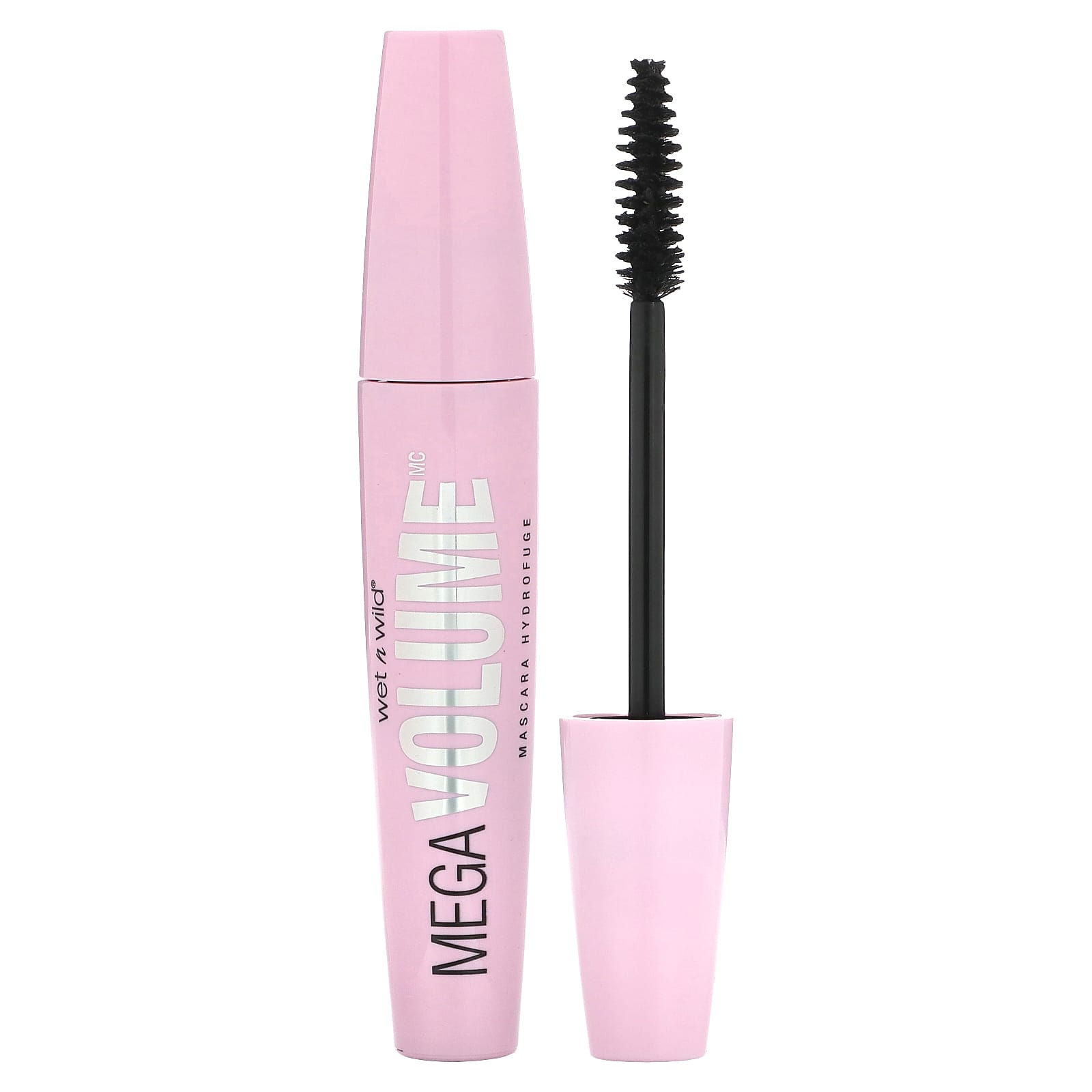 wet n wild, Водостойкая тушь для ресниц Mega Volume, C157A Berry Black, 6 мл (0,21 жидких унций) white