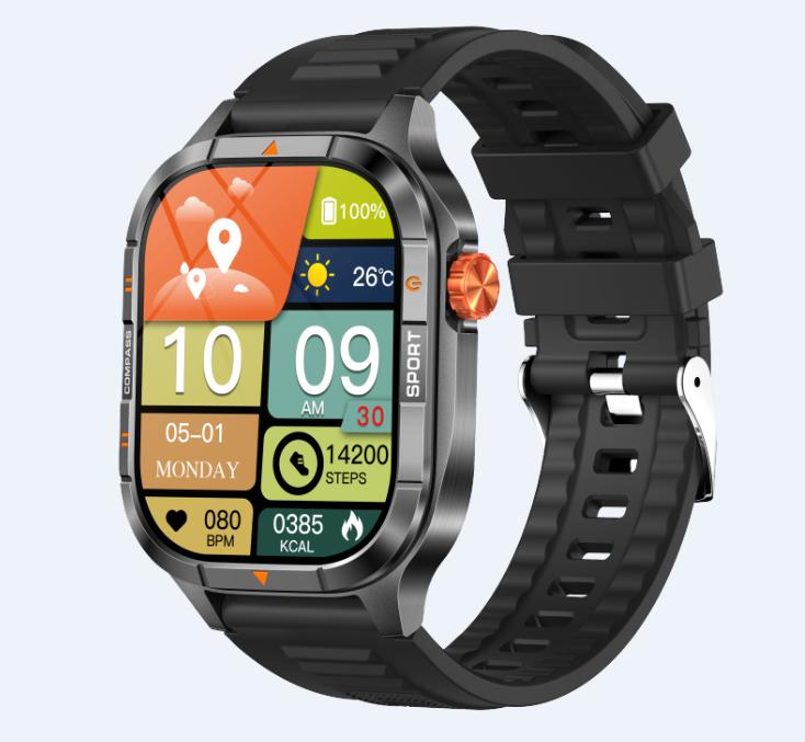 V55 H Band Adults GPS Bluetooth Smart Bracelet 2.01 TFT 240*296 1000mAh Waterproof Fitness Sports Smartwatch Sport Modes V55 чёрный QINGLONG GOODS
