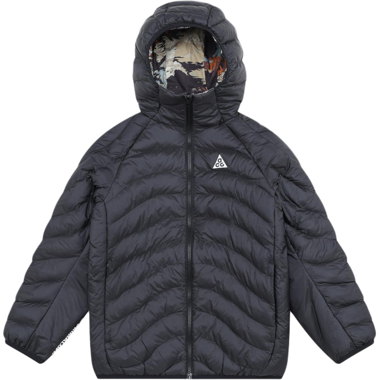 Детские термо-футболки с длинным рукавом Nike ACG Therma-FIT ADV, двусторонние, легкие, теплые HQ9648-010 S gray