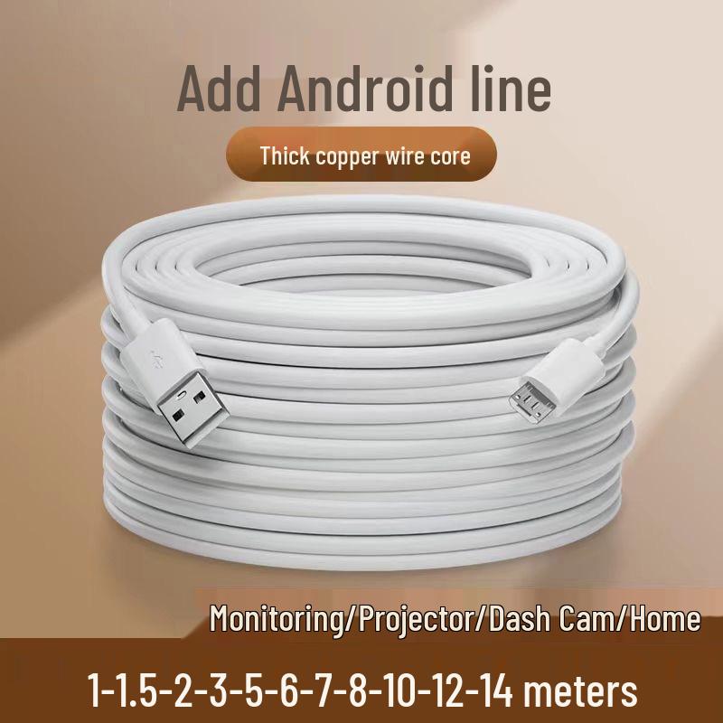 Сверхдлинный кабель данных USB Type-C для зарядки камеры и видеорегистратора Xiaomi 0.25 meters gray Global Finds