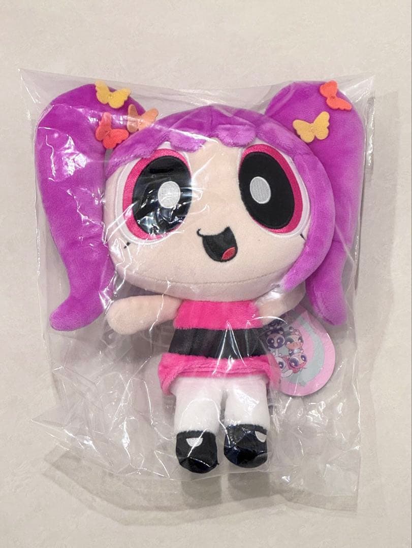 [Б/У] Плюшевая игрушка Honey из линейки New Jeans Line Friends Powerpuff Girls gray NO BRAND