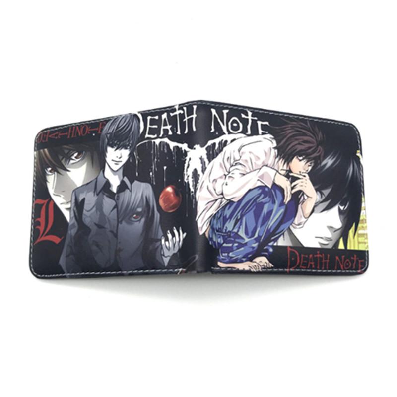 Кожаный кошелек для монет в стиле аниме DEATH Note L, крутой чёрный LCAuto parts