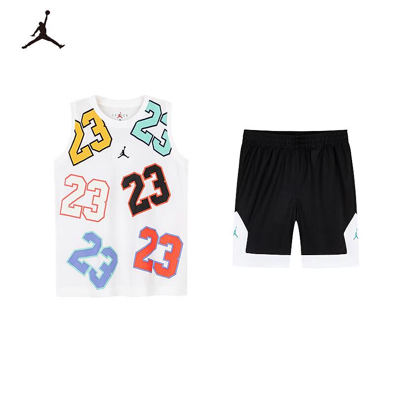 Комплект из 2 предметов для мальчиков Jordan Nike AJ: жилет и шорты 6 black