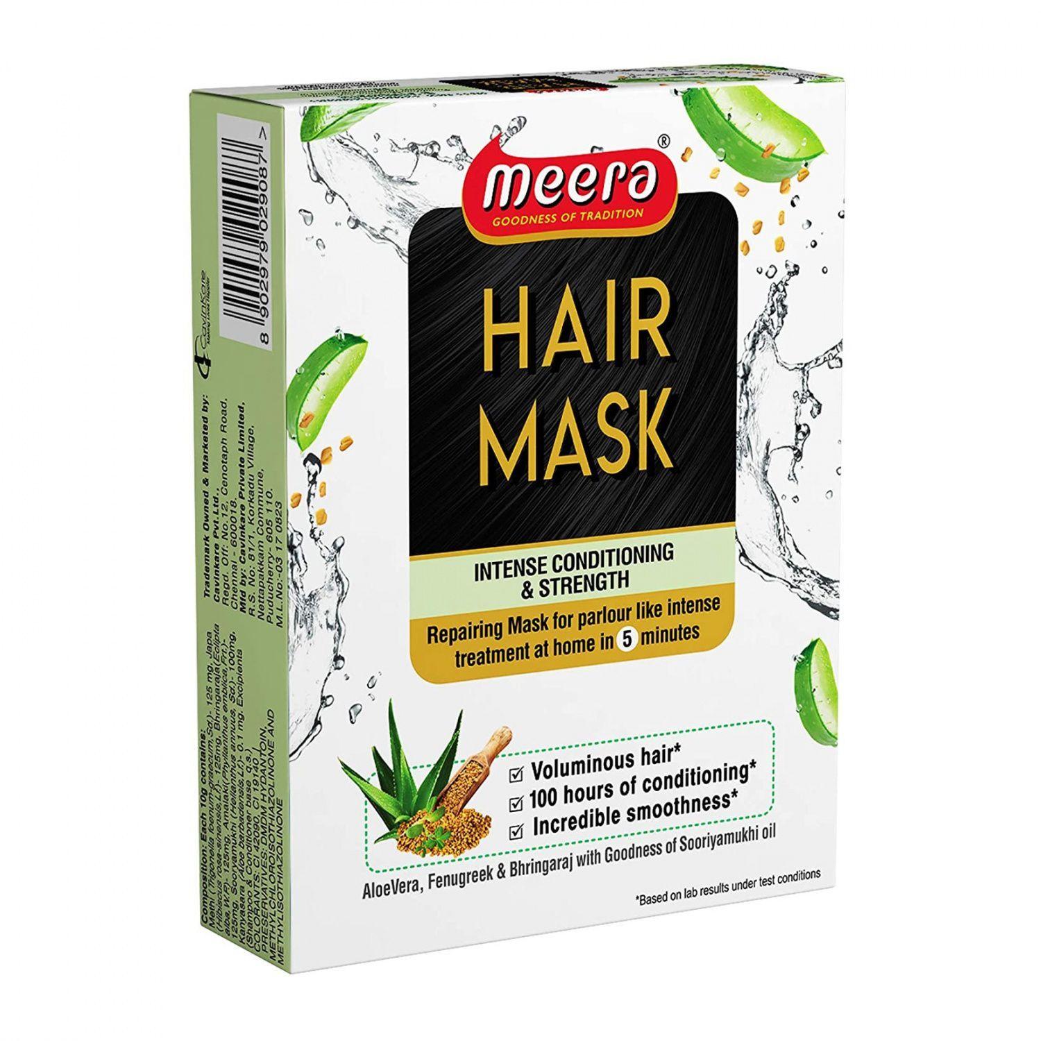 Мира: маска для волос (120 г), Meera Hair Mask,  CavinKare 9.53125 black