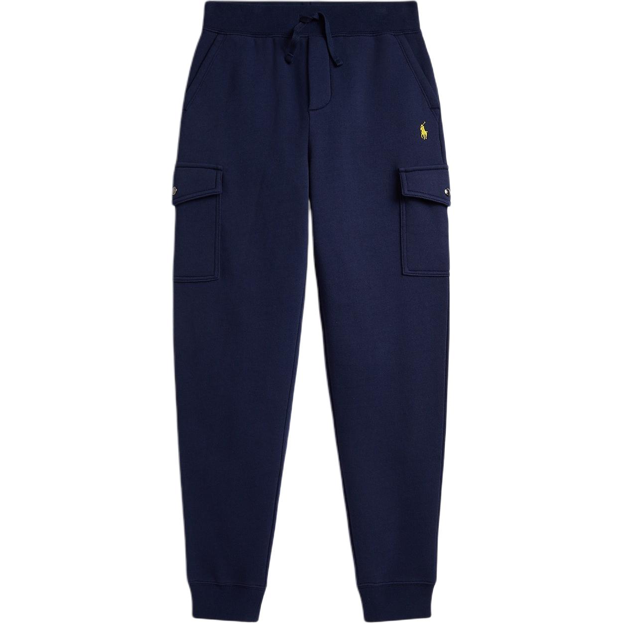 Polo Ralph Lauren Вязаные спортивные брюки SS26 Флисовая ткань Рабочие джоггеры Однотонные Детские Детские брюки CWPOPNTYBQ20247-410 L blue