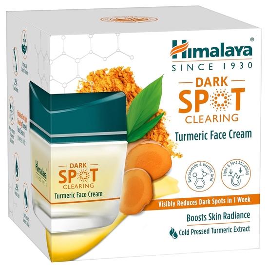 Крем для лица Himalaya Dark Spot Clearing Turmeric | Органическая куркума | Уменьшает темные пятна за 7 дней | 2% гликолевой кислоты и 2% ниацинамида | 50 г orange