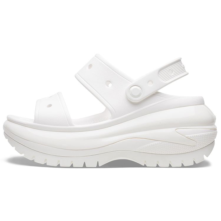 Crocs Сандалии Mega Crush Белые Унисекс 207989-100 39-40 white
