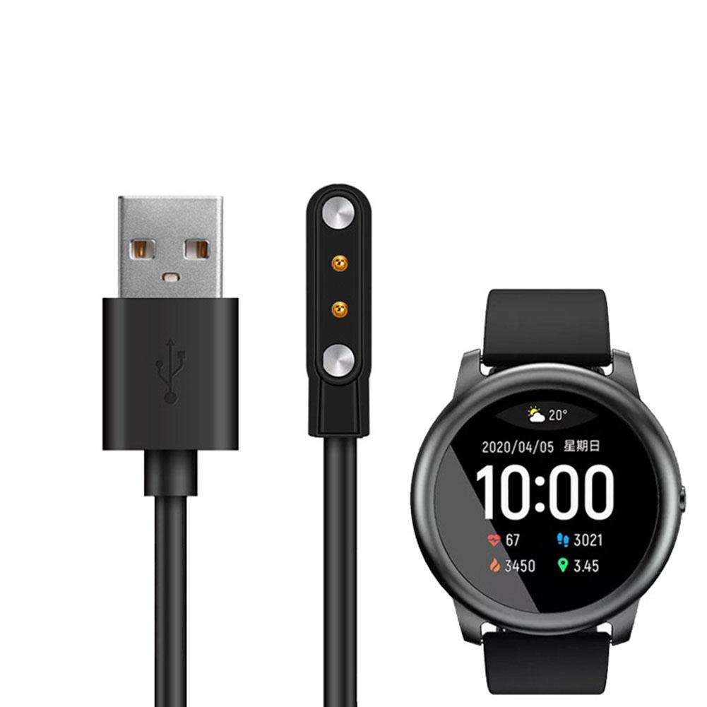 Зарядный кабель, совместимый с Xiaomi Solar LS05 Smartwatch, сменный зарядный кабель чёрный GoolRC